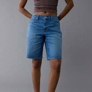 NWT AE 11" Dreamy Drape Stretch High-Waisted Jort